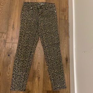 Size 7 Cheetah Print Jeans